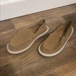 Sanuk Men's Tan Slip-On Loafers